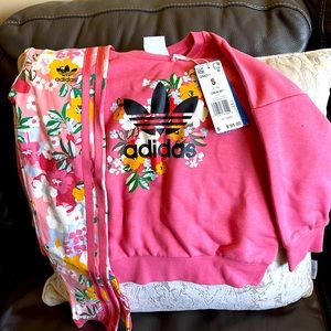 Adidas Her Studio sweatshirt and leggings
